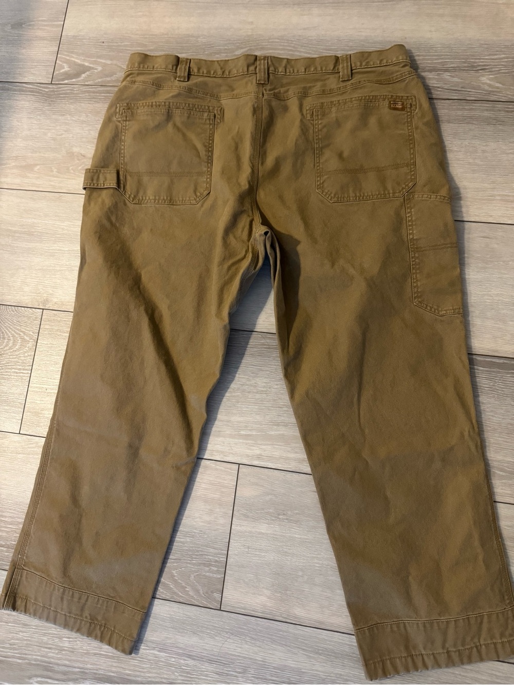 L.L. Bean Men's Chinos in Tan Brown - Picture 2 of 4